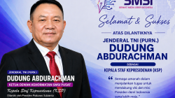 SMSI Bondowoso Ucapkan Selamat, Jenderal TNI (Purn.) Dudung Abdurachman Resmi Dilantik Jadi Kepala Staf Kepresidenan