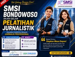 GRATIS..!! SMSI Bondowoso Buka Pelatihan Jurnalistik, Wujudkan Impian Jadi Jurnalis Profesional